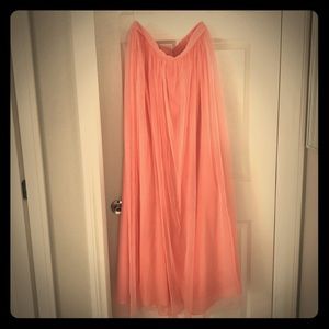 Tulle and Chantilly Tulle Skirt